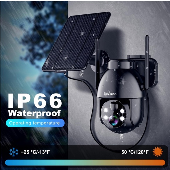 Outdoor Wi-Fi solar camera - Picture 9 of 12